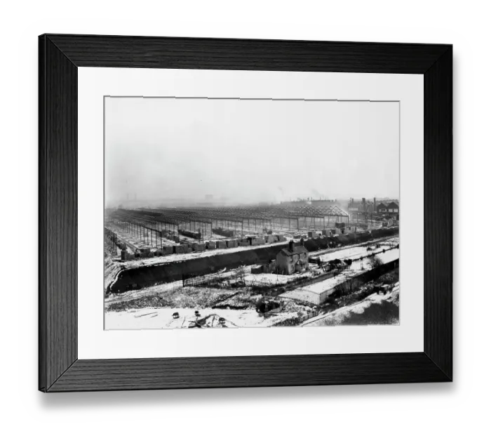 Framed Print : The building of 24 Shop (Stage 1)