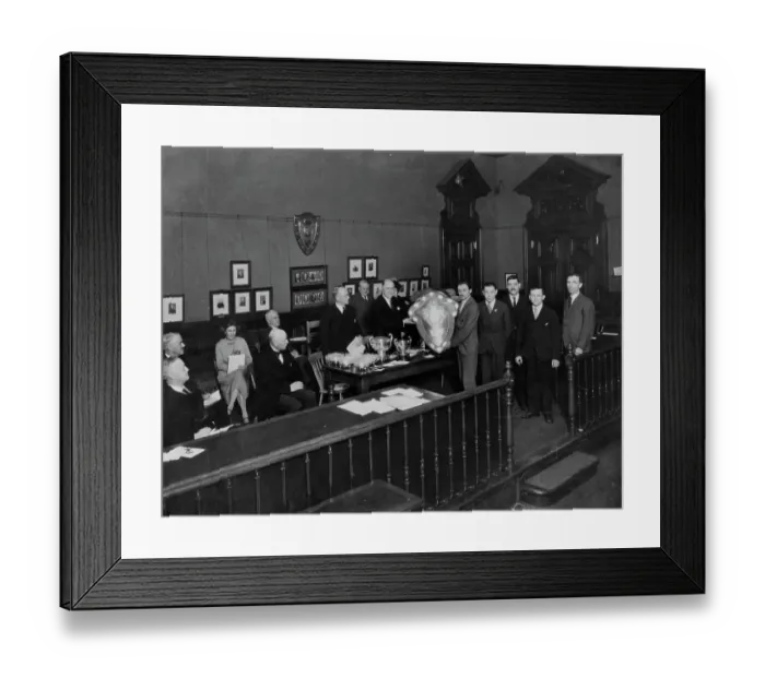 Framed Print : Ambulance Shield Presentation, 1928 Framed Print : Ambulance Shield Presentation, 1928