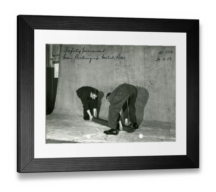 Framed Print : Image from the Safety Movement Campaign, 1952