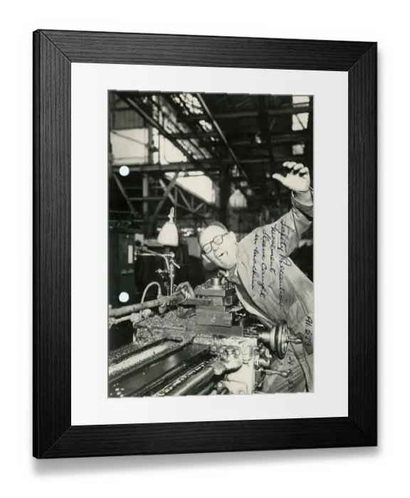 Framed Print : Image from the Safety Movement Campaign, 1952