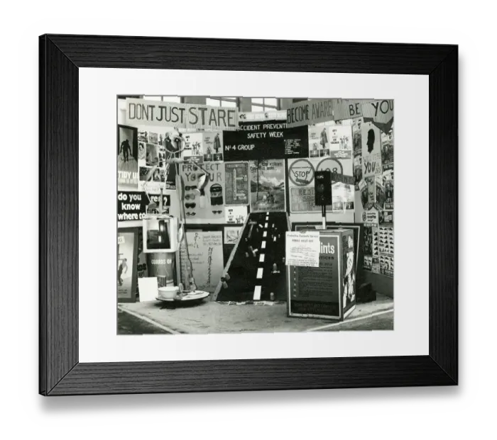 Framed Print : Accident Prevention Safety Week, 1968