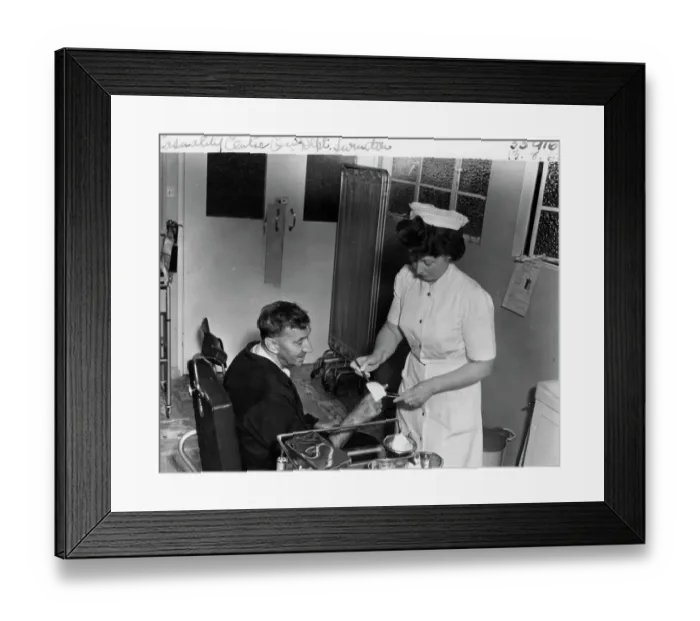 Framed Print : Carriage and Wagon Works Casualty Centre, 1962 Framed Print : Carriage and Wagon Works Casualty Centre, 1962