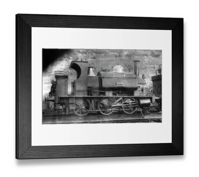 Framed Print : Locomotive no. 1385, John Owen at Worcester, c1910 Framed Print : Locomotive no. 1385, John Owen at Worcester, c1910