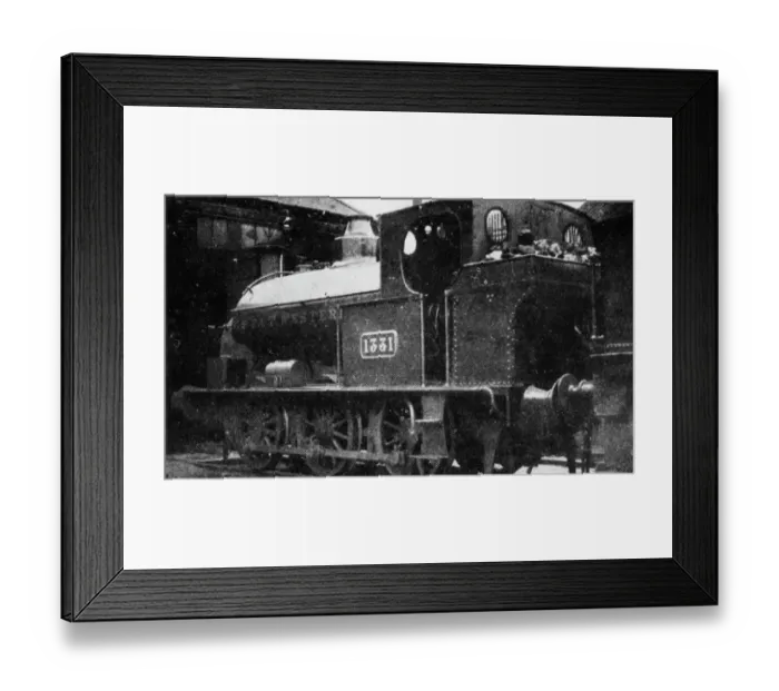 Framed Print : No. 1331. 0-6-0 Saddle Tank. Built in 1877 by Fox, Walker Framed Print : No. 1331. 0-6-0 Saddle Tank. Built in 1877 by Fox, Walker