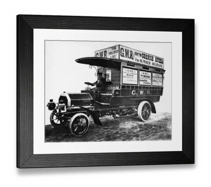 Framed Print : Milnes-Daimler 30 HP Omnibus, 1910