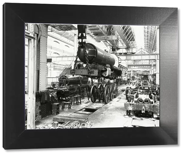 Wheeling a King Class locomotive, A Shop, 1927