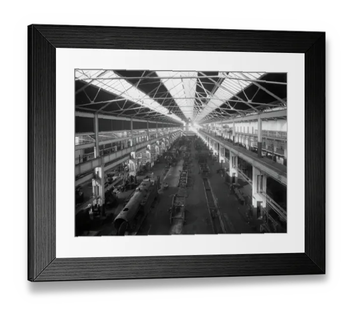 Framed Print : Stafford Road Works, Wolverhampton, about 1930