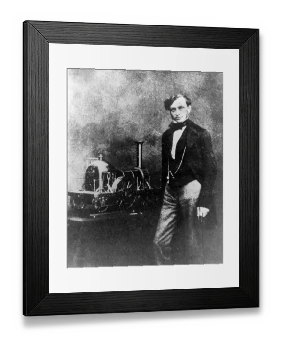 Framed Print : Sir Daniel Gooch, about 1847 Framed Print : Sir Daniel Gooch, about 1847