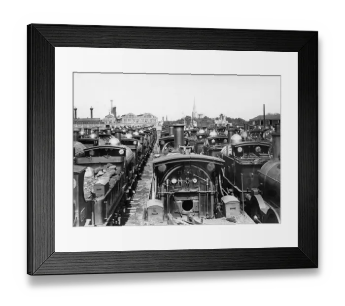Framed Print : Broad Gauge Dump, Swindon, 1892 Framed Print : Broad Gauge Dump, Swindon, 1892