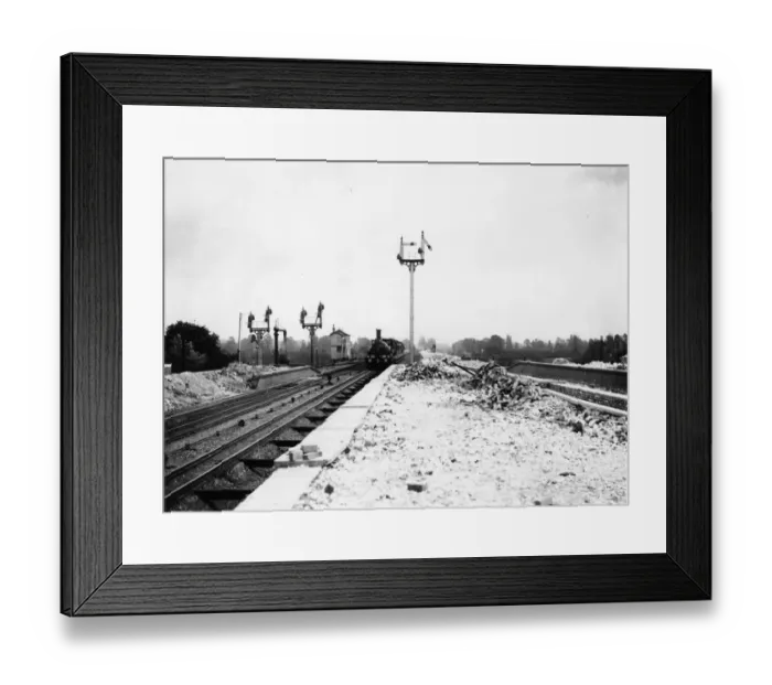Framed Print : Unknown Broad Gauge Locomotive Framed Print : Unknown Broad Gauge Locomotive