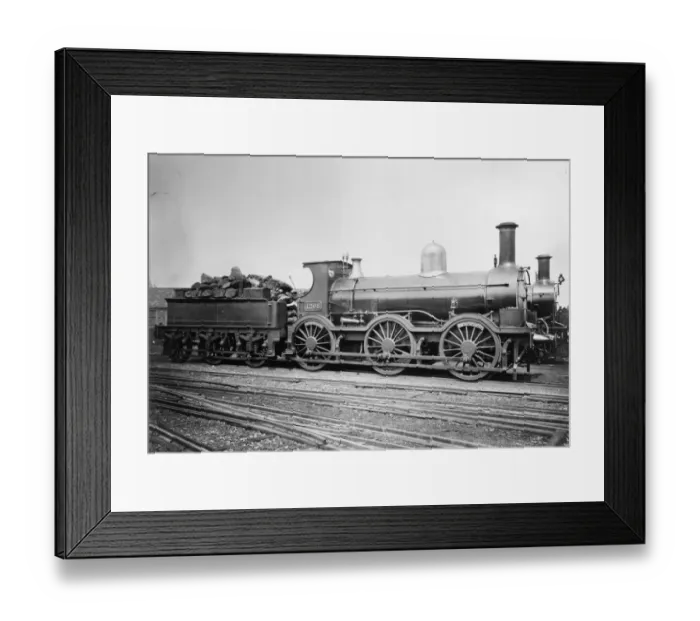 Framed Print : No 1208. 0-6-0 Broad Gauge locomotive