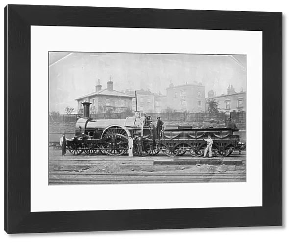Sultan. 4-2-2 Broad Gauge locomotive built 1876. Rover class
