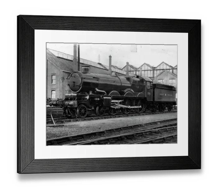 Framed Print : No 5028 Llantilio Castle outside Swindon Works