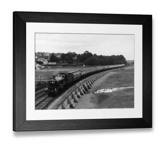 Framed Print : The Torbay Express near Teignmouth