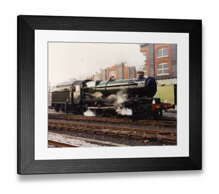 Framed Print : No 5051 Drysllwyn Castle outside Swindon Works Framed Print : No 5051 Drysllwyn Castle outside Swindon Works