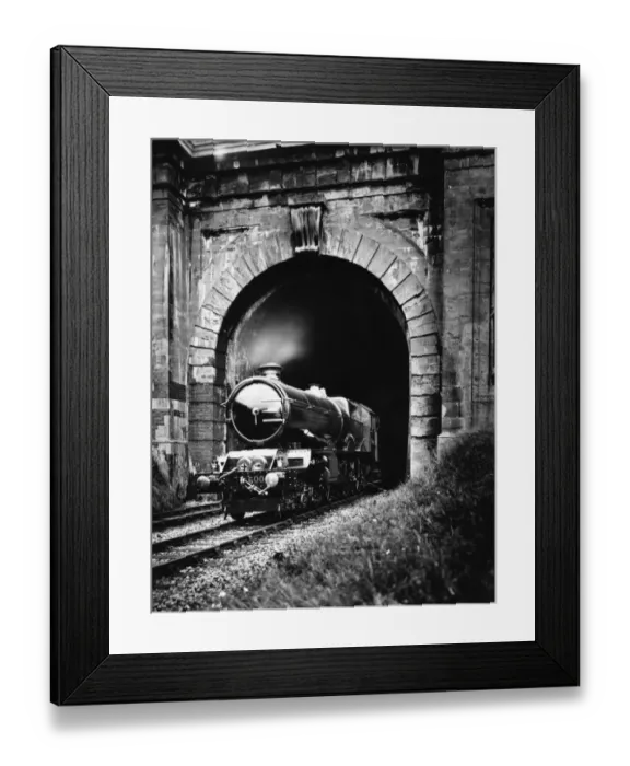 Framed Print : No 6000 King George V emerging from Middle Hill Tunnel Framed Print : No 6000 King George V emerging from Middle Hill Tunnel