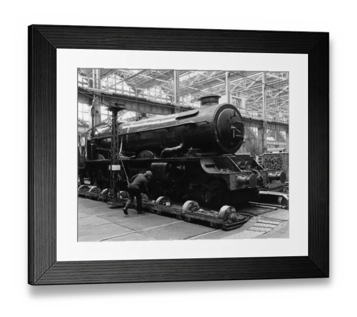 Framed Print : No 6000 King George V in Swindon Works
