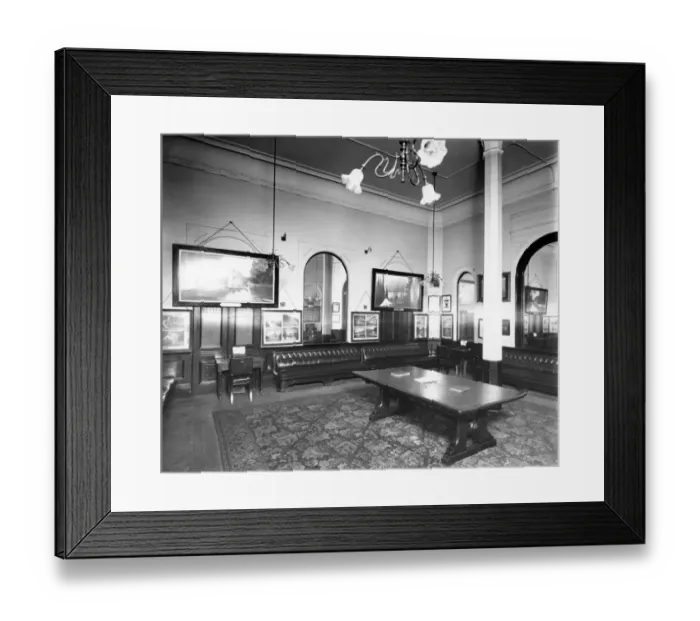 Framed Print : First Class Waiting Room at Paddington Station, 1912