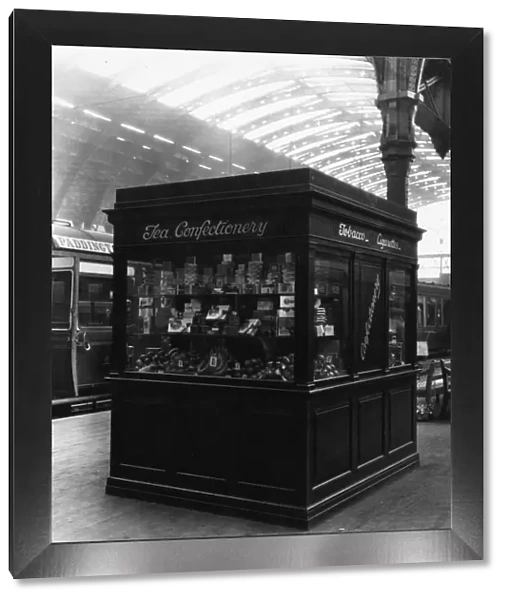 Confectionary Stand on Paddington Station, 1923