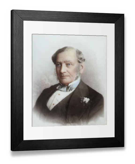 Framed Print : Sir Daniel Gooch, about 1865