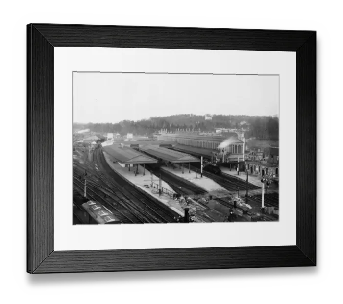 Framed Print : Exeter St Davids Station, Devon, c. 1914