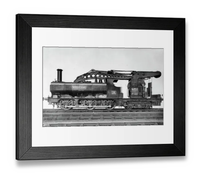 Framed Print : 0-6-4 crane tank locomotive, No 16, Hercules Framed Print : 0-6-4 crane tank locomotive, No 16, Hercules