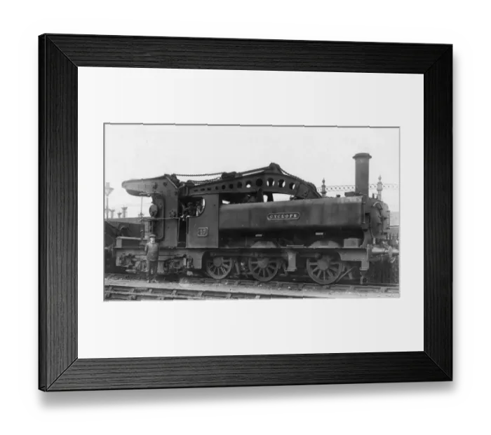 Framed Print : 0-6-4 crane tank locomotive, No 17, Cyclops Framed Print : 0-6-4 crane tank locomotive, No 17, Cyclops