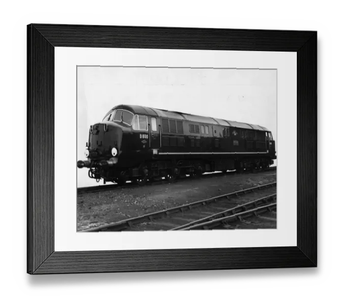 Framed Print : No D600 Active - Warship Class Diesel Hydraulic Locomotive