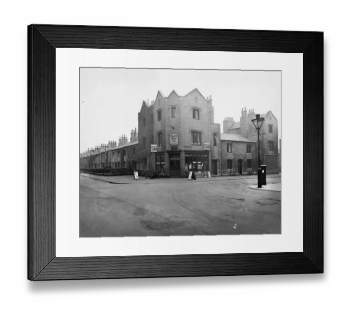 Framed Print : W J Knee, Newsagent - Emlyn Square 1929