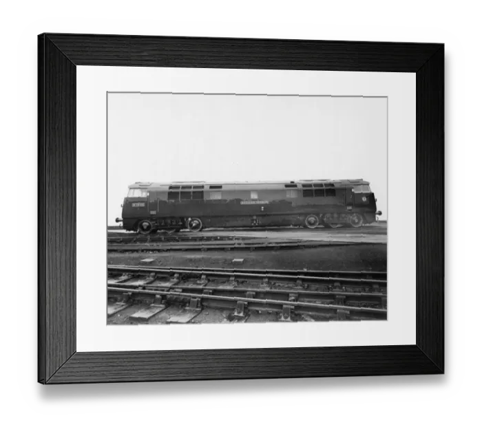 Framed Print : No D1035 Western Yeoman - Western Class Diesel Hydraulic Locomotive