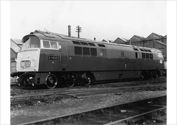 No D1053 Western Patriarch - Western Class Diesel Hydraulic Locomotive