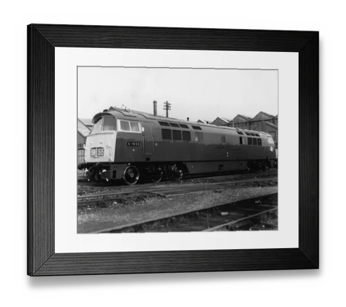 Framed Print : No D1053 Western Patriarch - Western Class Diesel Hydraulic Locomotive Framed Print : No D1053 Western Patriarch - Western Class Diesel Hydraulic Locomotive