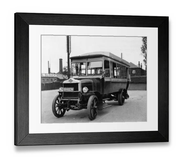 Framed Print : 3 1 / 2 ton AEC single decker omnibus, 1923 Framed Print : 3 1 / 2 ton AEC single decker omnibus, 1923