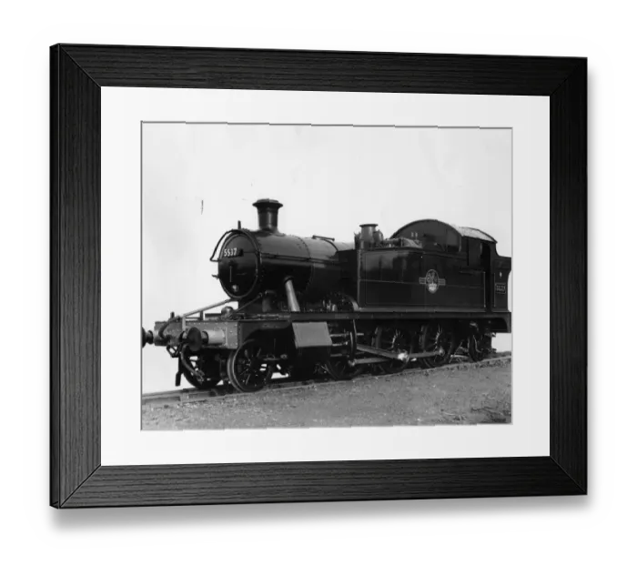 Framed Print : No 5537 Prairie Tank Locomotive