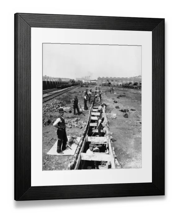 Framed Print : Extending A Shop, 1914