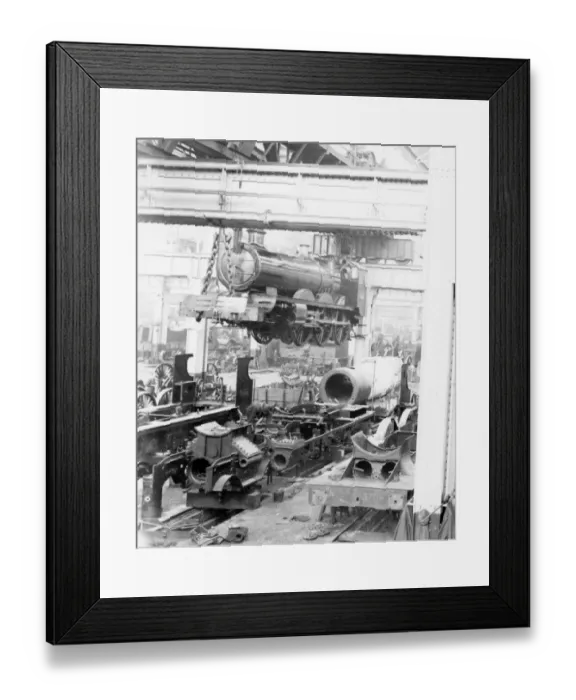 Framed Print : AE Erecting Shop, 1925