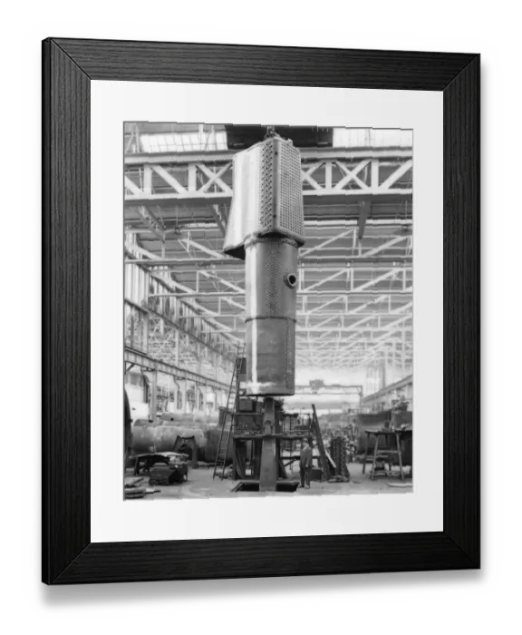 Framed Print : AV Boiler Shop, c1920s Framed Print : AV Boiler Shop, c1920s