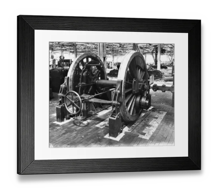 Framed Print : AW Wheel Shop, 1925