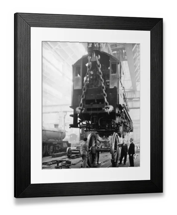 Framed Print : AW Wheel Shop, 1947