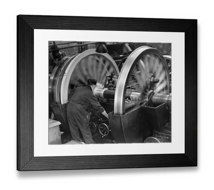 Framed Print : AW Wheel Shop