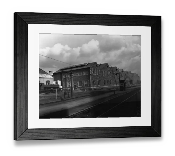 Framed Print : B Shed - extension, c1931 Framed Print : B Shed - extension, c1931