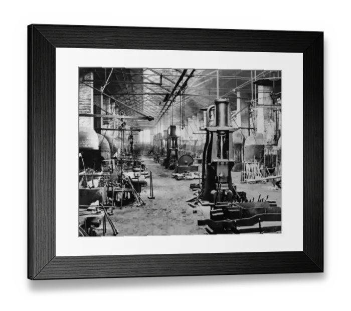 Framed Print : F Shop - Blacksmiths Shop