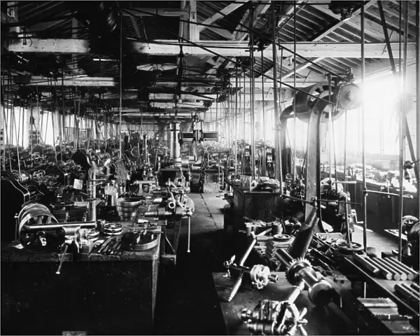 R Shop tool room, 1907