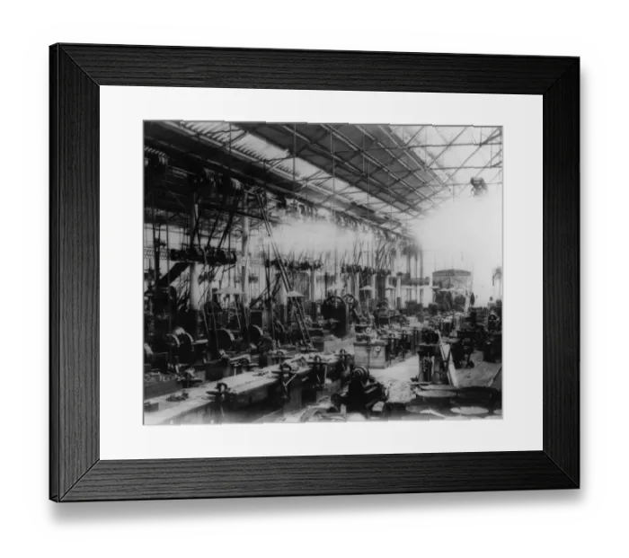 Framed Print : R Shop. An early view of R Shop. STEAM Museum of the GWR is now housed in these buildings