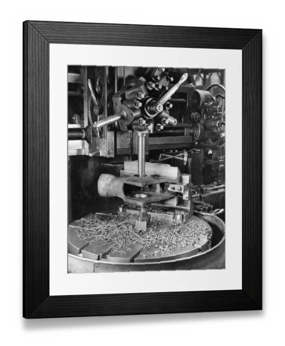 Framed Print : R Shop. Vertical Boring Machine