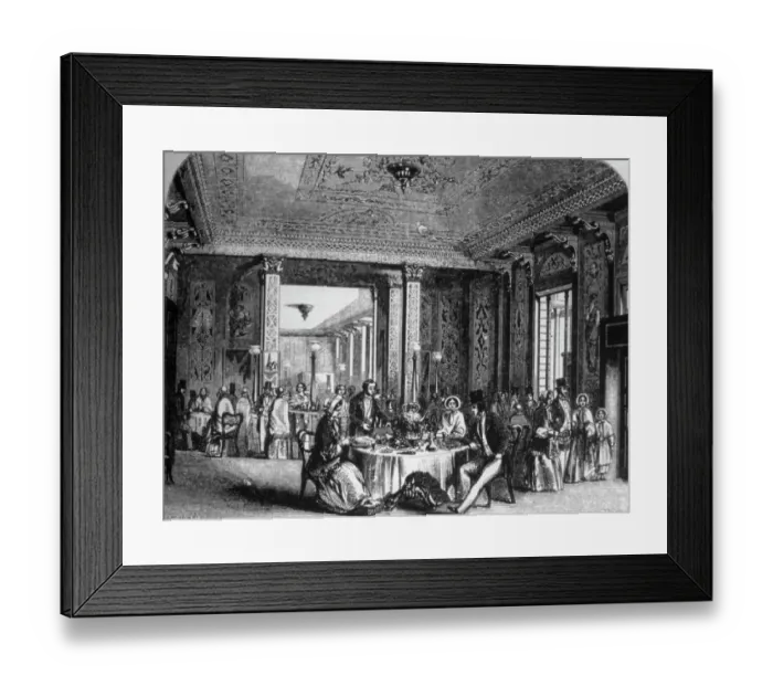 Framed Print : First Class Refreshment Rooms, Swindon Station, c. 1840s