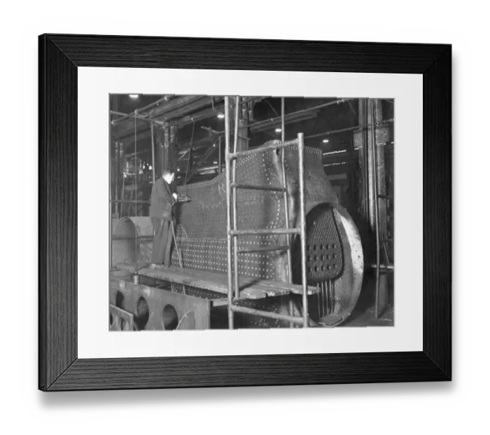 Framed Print : V Shop, 1945