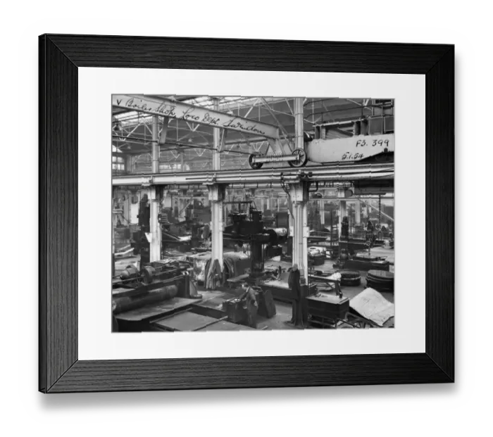 Framed Print : V Shop, 1954