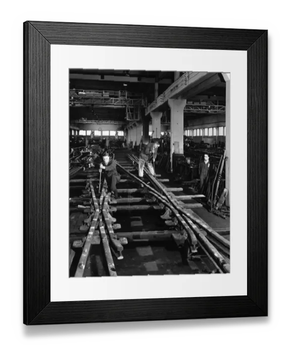 Framed Print : X Shop, Points and Crossings Shop, c1950 Framed Print : X Shop, Points and Crossings Shop, c1950