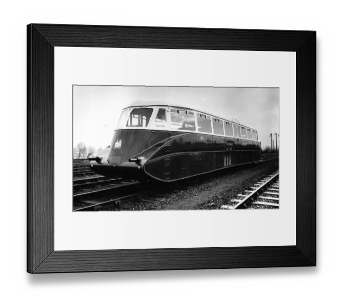 Framed Print : Diesel Railcar No 1, 25th November 1933